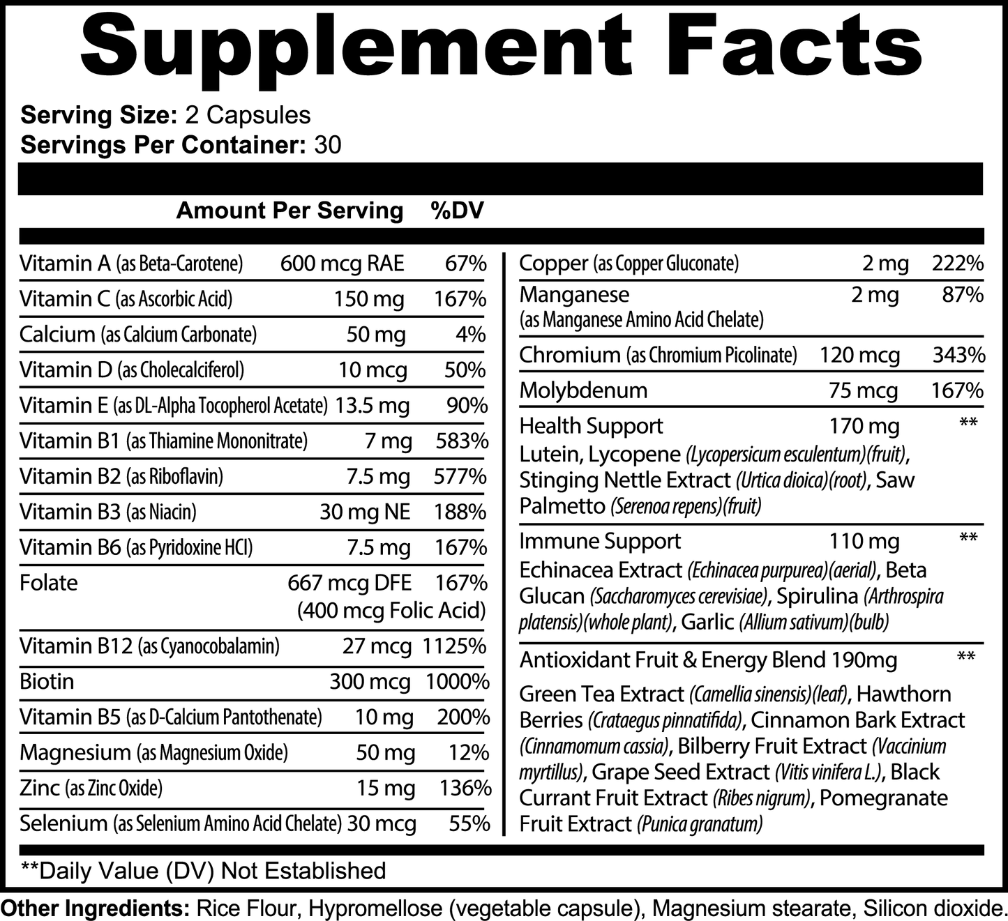 MISSION CRITICAL MULTIVITAMIN